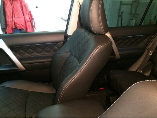 Каркасные авточехлы на Toyota Land Cruiser Prado 150 2 поколения