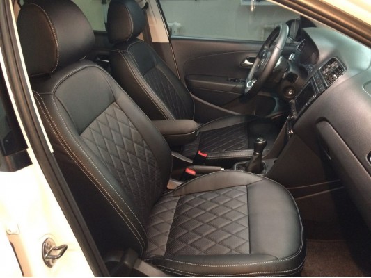 Каркасные авточехлы на Volkswagen Polo